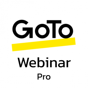 GoTo Webinar Pro (โปรแกรมจัดสัมมนาออนไลน์ ถ่ายทอดสด สร้างรายได้ให้องค์กร รุ่นโปร รองรับ 1,000 คน)