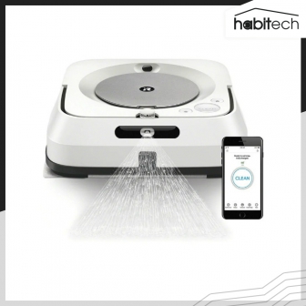 iRobot Braava Jet m6 (หุ่นยนต์ถูพื้นแบบเปียก และแบบแห้ง สำหรับบ้านขนาดใหญ่)