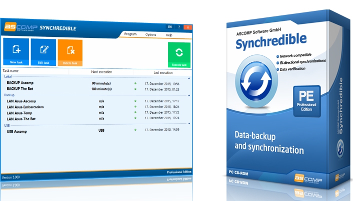 Synchredible Professional Edition 8.105 download the new version for iphone