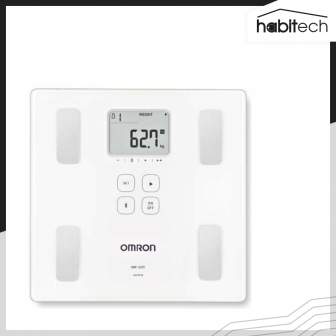 OMRON HBF-222T (เครื่องชั่งน้ำหนักดิจิทัล เครื่องวัดองค์ประกอบในร่างกาย เชื่อมต่อ App เก็บสถิติบนสมาร์ทโฟนได้)