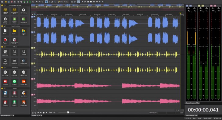 โปรแกรมตัดต่อเสียง บันทึกเสียง รุ่นเริ่มต้น Sound Forge Audio Studio 16