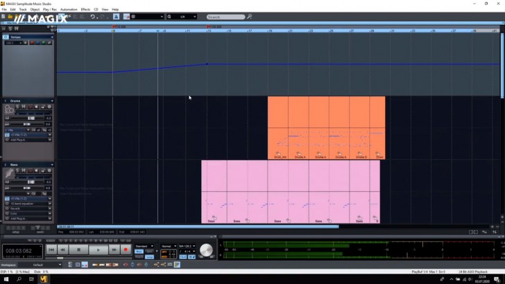โปรแกรมทำเพลง รุ่นมาตรฐาน Samplitude Music Studio 2023