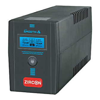 Zircon Smooth A (เครื่องสำรองไฟ UPS มีหน้าจอ LCD ดูสถานะไฟสำรอง ได้ มอก.)