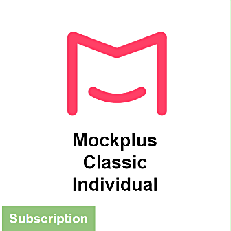 Mockplus Classic Individual - Subscription License (โปรแกรมออกแบบ UI สำหรับ เว็บไซต์ แอปพลิเคชัน)