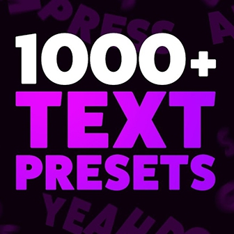 Text Presets for Animation Composer (พรีเซ็ตข้อความสำเร็จรูป สำหรับทำวิดีโออนิเมชัน ในโปรแกรม Adobe After Effects)