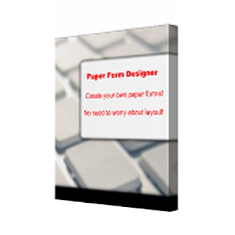 Paper Form Designer (โปรแกรมสร้างแบบฟอร์ม ออกแบบฟอร์มสำหรับเอกสาร เครื่องมือครบ)