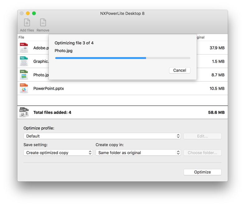 NXPowerLite Desktop 10.0.1 instal the new version for mac