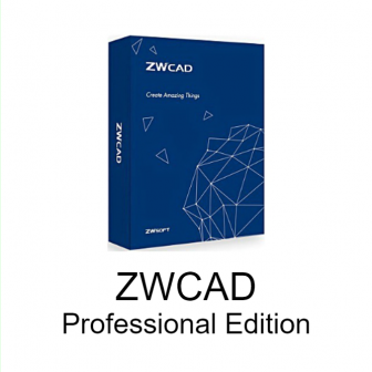 ZWCAD 2024 Professional Edition (โปรแกรมออกแบบ 3 มิติ ออกแบบวิศวกรรม 3D ในแบบ AutoCAD ในราคาถูก)