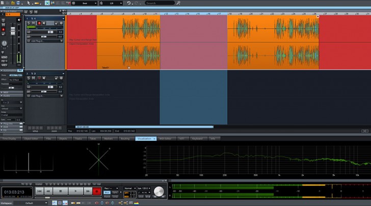โปรแกรมตัดต่อเสียง มิกซ์เสียง รุ่นโปร Samplitude Pro X7