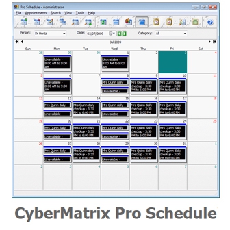 CyberMatrix Pro Schedule (โปรแกรมทำตารางนัดหมาย ประหยัดเวลา ลดการจองซ้ำซ้อน)