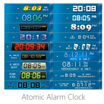 Atomic Alarm Clock (โปรแกรมนาฬิกาปลุก แจ้งเตือนเหตุการณ์สำคัญ บน Windows)