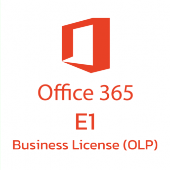 Office 365 E1 Business License (OLP) (ชุดโปรแกรมจัดการสํานักงาน ที่มีลิขสิทธิ์ถูกต้องตามกฎหมาย สำหรับองค์กรธุรกิจใหญ่ | Q4Y-00003 (Office Online + OneDrive))