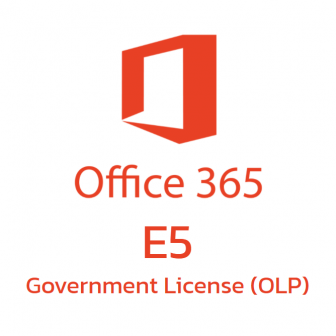Office 365 E5 Government License (OLP) (ชุดโปรแกรมจัดการสํานักงาน ที่มีลิขสิทธิ์ถูกต้องตามกฎหมาย สำหรับหน่วยงานราชการขนาดใหญ่ | (Office Apps + Cloud Service + Power BI))