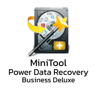 MiniTool Power Data Recovery Business Deluxe (โปรแกรมกู้ไฟล์ข้อมูล รุ่นองค์กรธุรกิจ ลิขสิทธิ์ซื้อขาด อัปเดตเวอร์ชันตลอดชีพ สำหรับ PC หรือเซิร์ฟเวอร์)