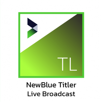 NewBlue Titler Live Broadcast (โปรแกรมถ่ายทอดสด ทำไลฟ์สด สตรีมสด สำหรับธุรกิจ รุ่นระดับสูง เครื่องมือด้านกราฟิกพร้อม)