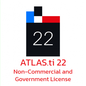 ATLAS.ti 22 Non-Commercial and Government License (โปรแกรมวิเคราะห์ข้อมูลเชิงคุณภาพ วิเคราะห์ข้อมูลเชิงลึก จากฐานข้อมูลขนาดใหญ่ ด้วยระบบ AI สำหรับหน่วยงานราชการ)
