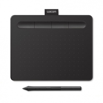 Wacom Intuos Small CTL-4100 แท็บเล็ตกราฟิกสำหรับวาดภาพดิจิทัล การระบายสี หรือการแก้ไขรูปภาพ ไซส์เล็ก พกพาสะดวก ใช้งานกับ PC, Mac, Android ปากกาแบบไร้แบตเตอรี่