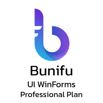 Bunifu UI WinForms - Professional Plan (โปรแกรมสำหรับนักพัฒนารวม Control สำหรับ UI ในรูปแบบ WinForms)