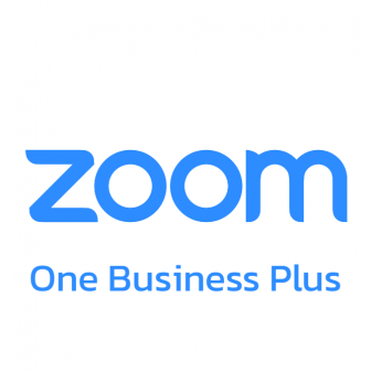 Zoom One Business Plus (โปรแกรมประชุมออนไลน์ ประชุมทางไกล สำหรับ 1 Host รองรับผู้เข้าประชุม 300 คน พร้อมบริการเสริม (สั่งซื้อขั้นต่ำ 10 Hosts))