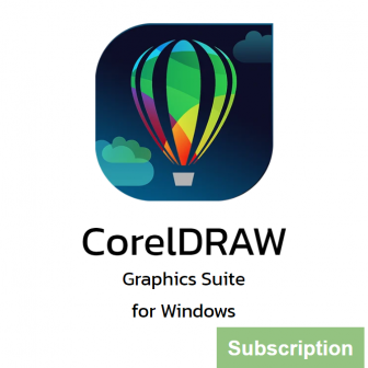 CorelDRAW Graphics Suite 2024 for Windows - Subscription License (ชุดโปรแกรมวาดรูปกราฟิก แต่งรูปภาพ รุ่นสูงสุด บน Windows สำหรับมืออาชีพ และธุรกิจทุกระดับ ลิขสิทธิ์รายปี)