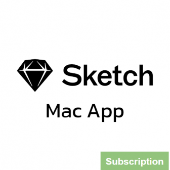 Sketch Mac App - Subscription License (โปรแกรมออกแบบ UI UX สำหรับแอปพลิเคชัน และเว็บ รุ่นมาตรฐาน)
