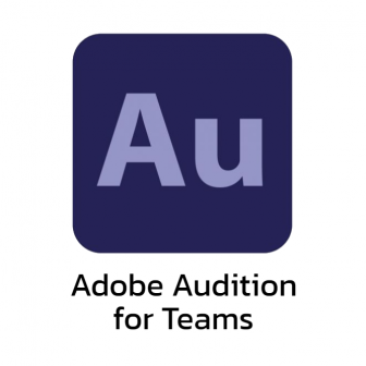 Adobe Audition for Teams (โปรแกรมตัดต่อเสียง ใส่ Sound Effect ช่วยทำ Podcast ได้) : License per User (1-Year Subscription License)