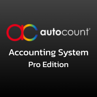 AutoCount Accounting System - Pro Edition (โปรแกรมบัญชีสำหรับธุรกิจ รุ่นโปร รองรับฐานข้อมูล 5 บริษัท มีแพ็กเสริมภาษาไทย รองรับยื่นภาษีออนไลน์)