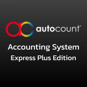 AutoCount Accounting System - Express Plus Edition (โปรแกรมบัญชีสำหรับธุรกิจ รุ่นระดับกลาง รองรับฐานข้อมูล 3 บริษัท สามารถซื้อแพ็กเสริมภาษาไทย ยื่นภาษีออนไลน์)