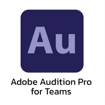 Adobe Audition Pro for Teams (โปรแกรมตัดต่อเสียง ใส่ Sound Effect ช่วยทำ Podcast ได้ รุ่นโปร) : New Intro FYF (1-Year Subscription License)