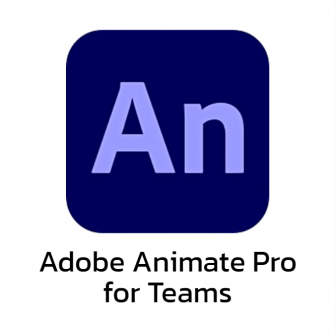 Adobe Animate Pro for Teams (โปรแกรมสร้างการ์ตูนอนิเมชัน สำหรับเกม เว็บไซต์ แบนเนอร์โฆษณา รุ่นโปร) : New Intro FYF (1-Year Subscription License)