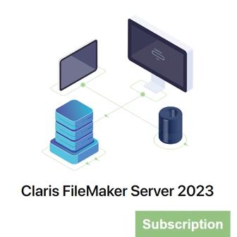 Claris FileMaker Server 2023 for Teams - Subscription License (โปรแกรมสร้าง App บน iPad iPhone Windows Mac และบนเว็บ สำหรับใช้ในองค์กรหลายคน ลิขสิทธิ์รายปี)