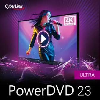 CyberLink PowerDVD 23 Ultra (โปรแกรมดูหนัง ฟังเพลง เปิดดูรูปภาพ ยอดนิยม รุ่นระดับสูง รองรับวิดีโอ 8K)