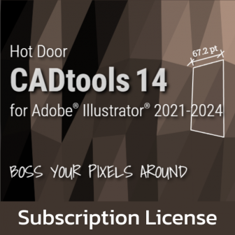 CADtools 14 - Subscription License (โปรแกรมปลั๊กอินสำหรับงานเขียนแบบวิศวกรรมด้วย โปรแกรม Adobe Illustrator ลิขสิทธิ์รายปี)
