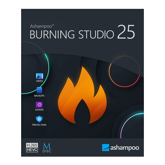Ashampoo Burning Studio 25 (โปรแกรมไรท์แผ่น CD DVD Blu-ray ครบวงจร ตัดต่อวิดีโอ ทำสไลด์โชว์)