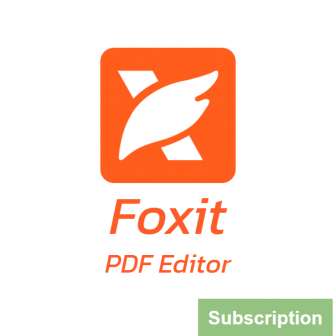 Foxit PDF Editor - Subscription License (โปรแกรมสร้าง และจัดการเอกสาร PDF รุ่นมาตรฐาน ลิขสิทธิ์จ่ายรายปี)