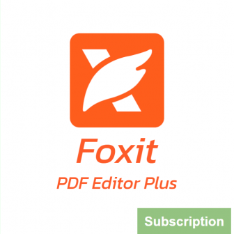 Foxit PDF Editor Plus - Subscription License (โปรแกรมสร้าง และจัดการเอกสาร PDF รุ่นระดับสูง ลิขสิทธิ์จ่ายรายปี)