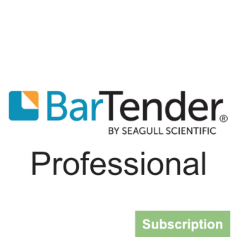 BarTender Professional - Subscription License (โปรแกรมพิมพ์ฉลาก บาร์โค้ด ป้าย RFID และการ์ด รุ่นโปร ลิขสิทธิ์จ่ายรายปี)