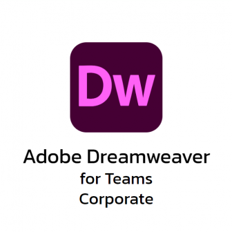 Adobe Dreamweaver for Teams Corporate (โปรแกรมสร้างเว็บไซต์ยอดนิยม ใช้งานง่าย)