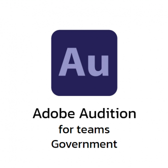 Adobe Audition for Teams Government (โปรแกรมตัดต่อเสียง ใส่ Sound Effect ช่วยทำ Podcast ได้ สำหรับหน่วยงานราชการ)