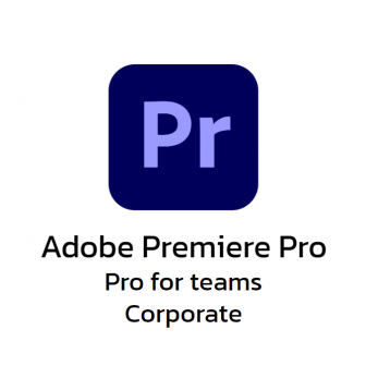 Adobe Premiere Pro - Pro for Teams Corporate (โปรแกรมตัดต่อวิดีโอระดับมืออาชีพ รุ่นโปร)