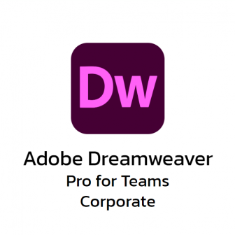 Adobe Dreamweaver Pro for Teams Corporate (โปรแกรมสร้างเว็บไซต์ยอดนิยม ใช้งานง่าย รุ่นโปร)