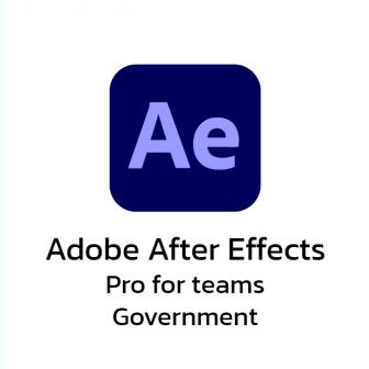 Adobe After Effects Pro for Teams Government (โปรแกรมทําเอฟเฟกต์ สร้างเอฟเฟกต์ สำหรับวิดีโอ รุ่นโปร สำหรับหน่วยงานราชการ)