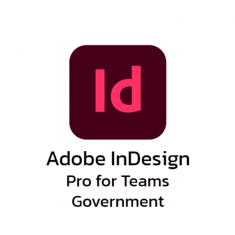 Adobe InDesign Pro for Teams Government (โปรแกรมออกแบบสื่อสิ่งพิมพ์ หนังสือ นิตยสาร อีบุ๊ก รุ่นโปร สำหรับหน่วยงานราชการ)