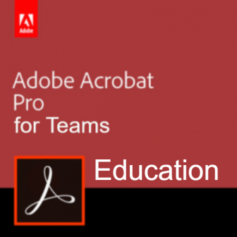 Adobe Acrobat Pro for Teams Education (โปรแกรมจัดการเอกสาร และแปลงไฟล์ PDF รุ่นโปร มีระบบจัดการลายเซ็นอิเล็กทรอนิกส์ สำหรับสถานศึกษา)