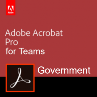 Adobe Acrobat Pro for Teams Government (โปรแกรมจัดการเอกสาร และแปลงไฟล์ PDF รุ่นโปร มีระบบจัดการลายเซ็นอิเล็กทรอนิกส์ สำหรับหน่วยงานราชการ)