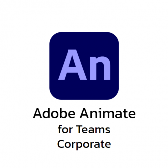 Adobe Animate for Teams Corporate (โปรแกรมสร้างการ์ตูนอนิเมชัน สำหรับเกม เว็บไซต์ แบนเนอร์โฆษณา)