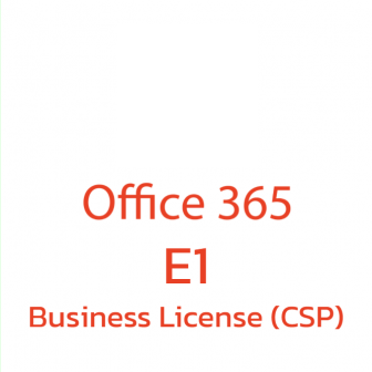 Office 365 E1 Business License (CSP) (ชุดโปรแกรมจัดการสํานักงาน ที่มีลิขสิทธิ์ถูกต้องตามกฎหมาย สำหรับองค์กรธุรกิจใหญ่ | CSP-365-E1 (Office Online + OneDrive))